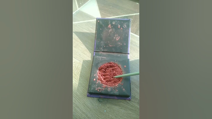 ||How to fix broken blush without alcohol or setting spray||