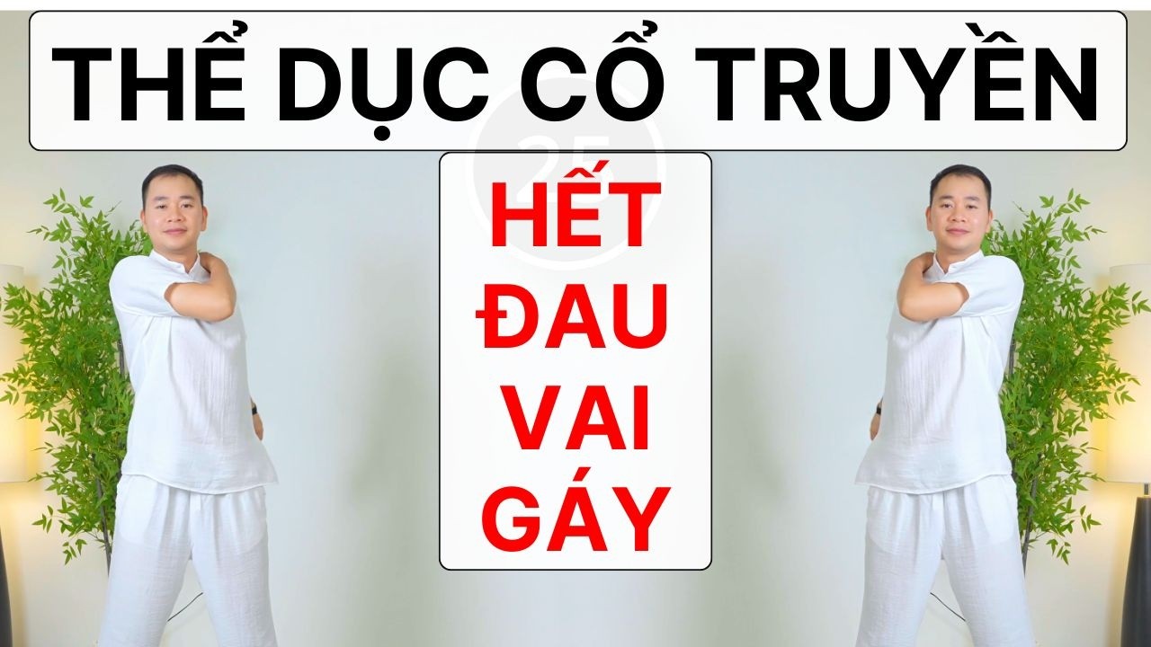 Hết đau mỏi cổ vai gáy với 10 phút cổ truyền buổi sáng | Hải Ninh Yoga