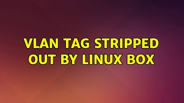 Ubuntu: VLAN tag stripped out by linux box