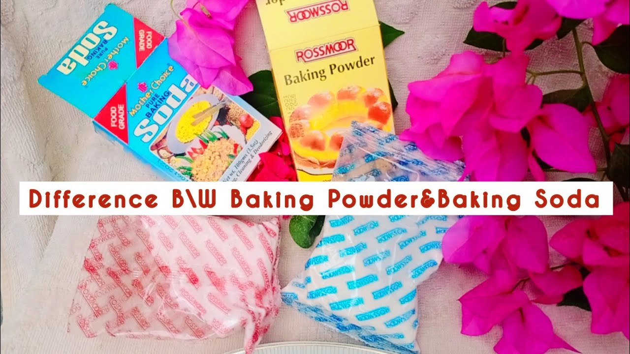 Difference Between baking powder and baking sodaBaking powder V\S