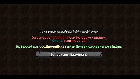 GommeHD Netzwerk | PERMANENT Bann = Entbannt