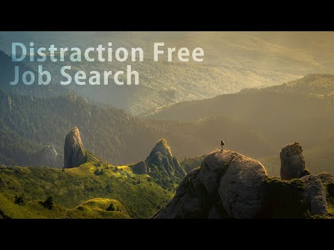 Remove Distractions from Your Job Search