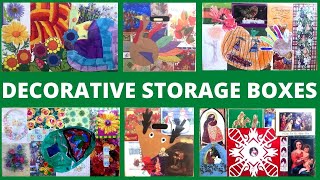 DIY Storage Boxes - from a Cardboard Box into a Pretty Decorative Box, Holiday Storage Box by Pam Doneen 164 views 2 years ago 15 minutes
