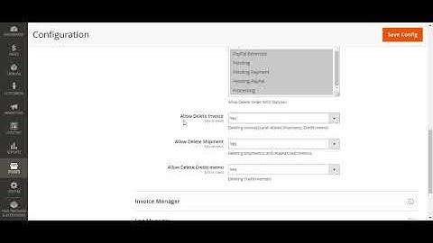 Magento 2 ReAuthorize Order Grid Invoice Editor Admin Settings