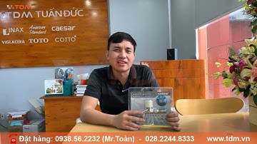 TDM.VN | Đập hộp vòi nước gắn tường Caesar WP037C (WP037 C) có đầu vòi gắn ống tưới cây, rửa xe