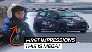 First Drive In The New Fiesta Rally3 Rally Car!