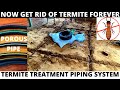 Termite treatment piping system | Termite control reticulation system | Deemak ka permanent solution