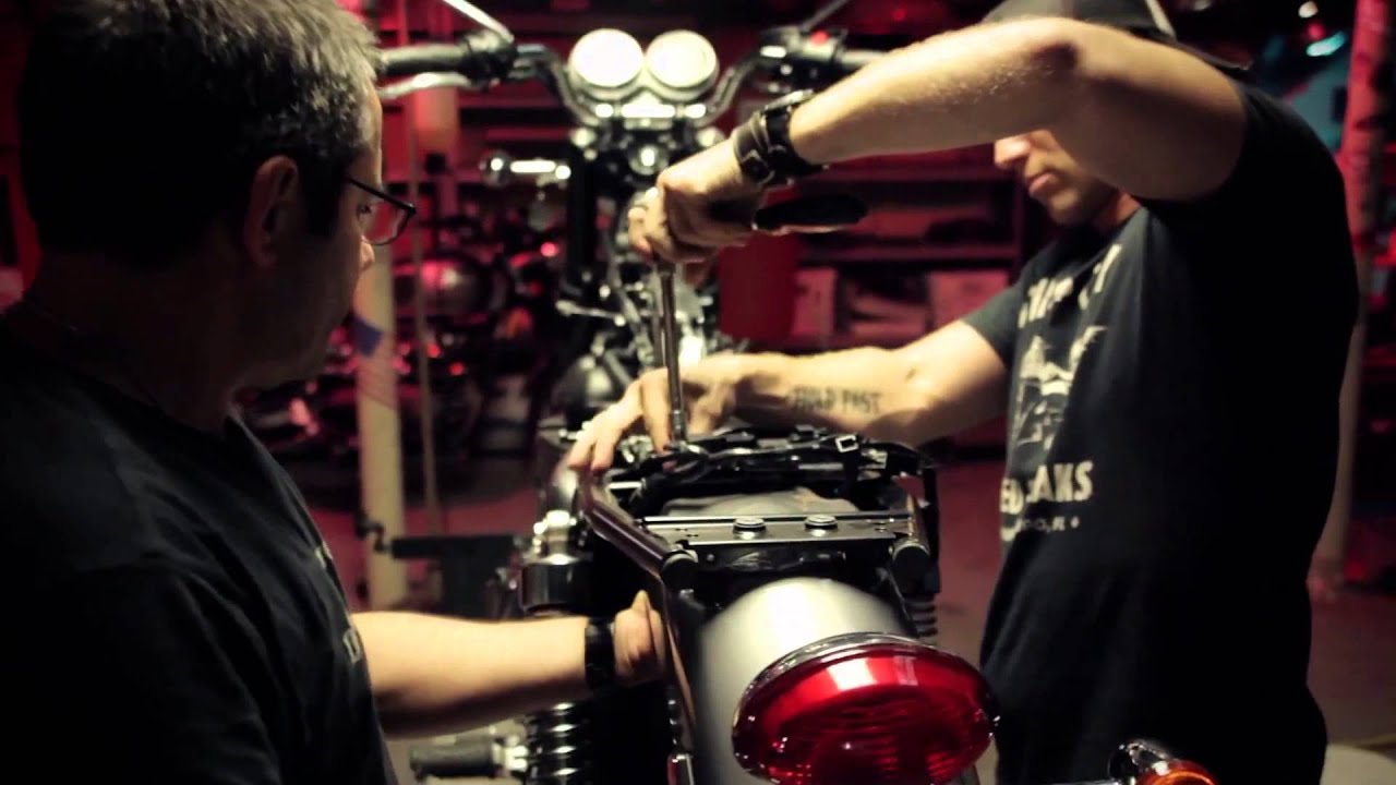 The Dime City, Iron & Air & Triumph Motorcycles Bonneville T100 Giveaway!   Teardown Video 1