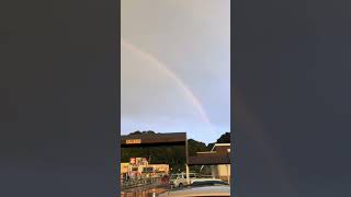 27日19:00頃の岐阜の空⁡雨上がりに  2本の虹  と、動画を送ってくれました⁡⁡⁡⁡    私も見てみたかった！⁡⁡    そんな空のおすそ分け見れるって幸せです⁡⁡⁡⁡ありがとう