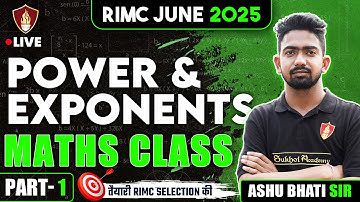 RIMC Maths Classes | Power and Exponents | RIMC Maths Questions Class 9 | RIMC Online Coaching