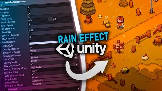 HOW TO Add RAIN To YOUR 2D GAME - UNITY