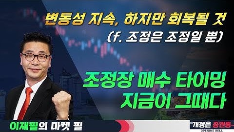 지금은 겁낼 때가 아니다! 오히려 핵심주 매집의 찬스 #AI주 #금융주 #자사주 #이재필