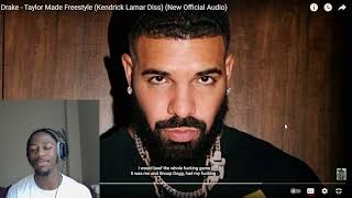 DRAKE - TAYLOR MADE FREESTYLE (KENDRICK LAMAR DISS) REACTION #drake @DrakeOfficial #kendricklamar