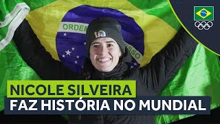 Nicole Silveira revela os detalhes por trás do melhor resultado do Brasil em Mundiais de Inverno