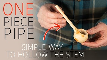 How to make a pipe on the wood lathe