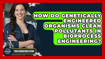 How Do Genetically Engineered Organisms Clean Pollutants In Bioprocess Engineering?