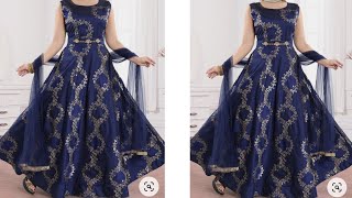 gown cutting and stitching / long umbrella frock/ kurti/suit / cutting and stitching