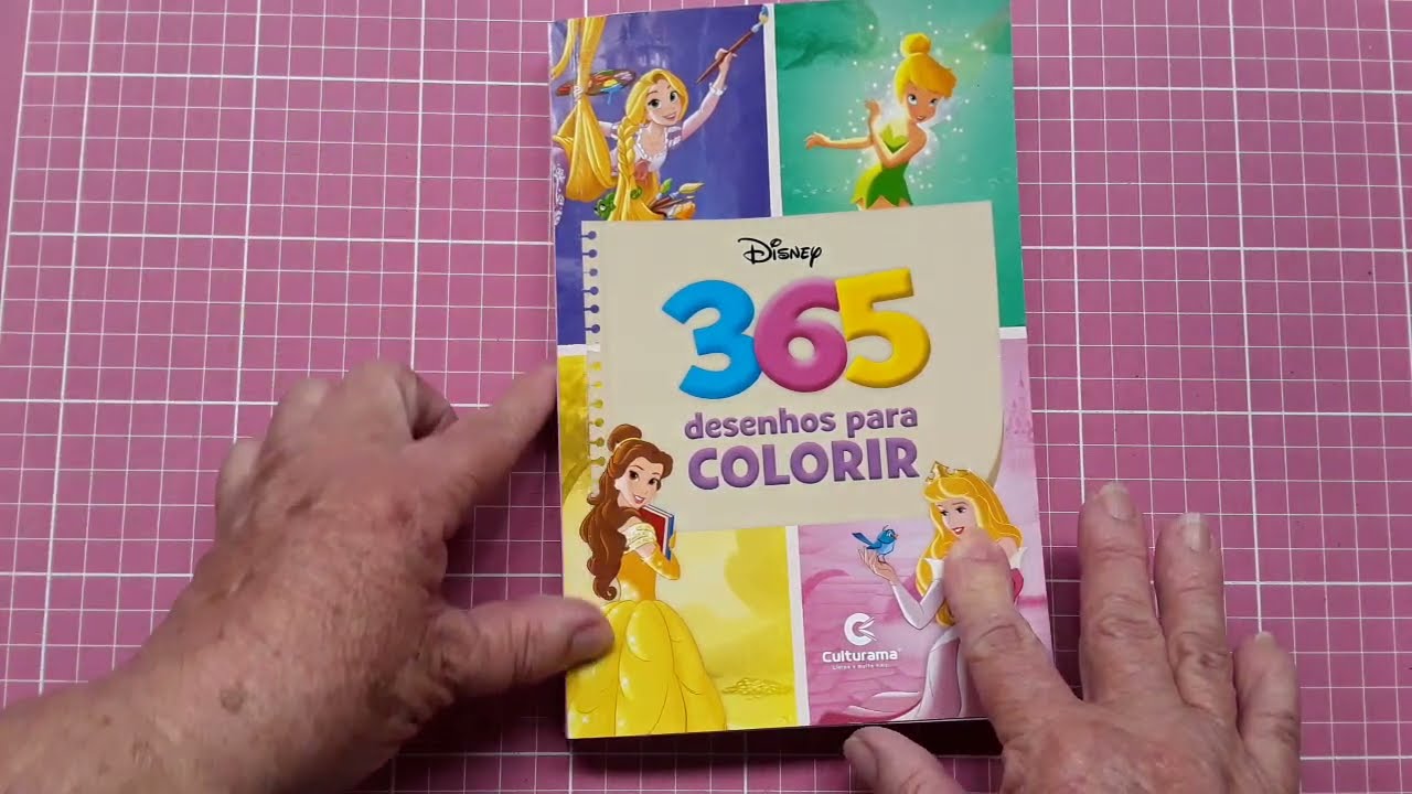 Livro Desenhos Para Colorir Disney Princesas Arte e Cor Culturama