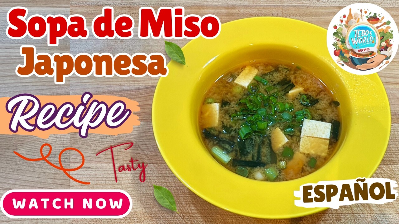 Традиционный японский мисо-суп | Рецепт с домашним бульоном даси