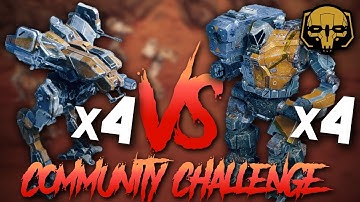 BattleTech: 4 Locusts vs. 4 Hunchbacks Challenge