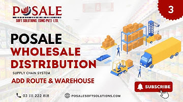 How To Manage TUTORIALS, Wholesale Distribution, Add Route & WhareHouse #pos #invetory #software