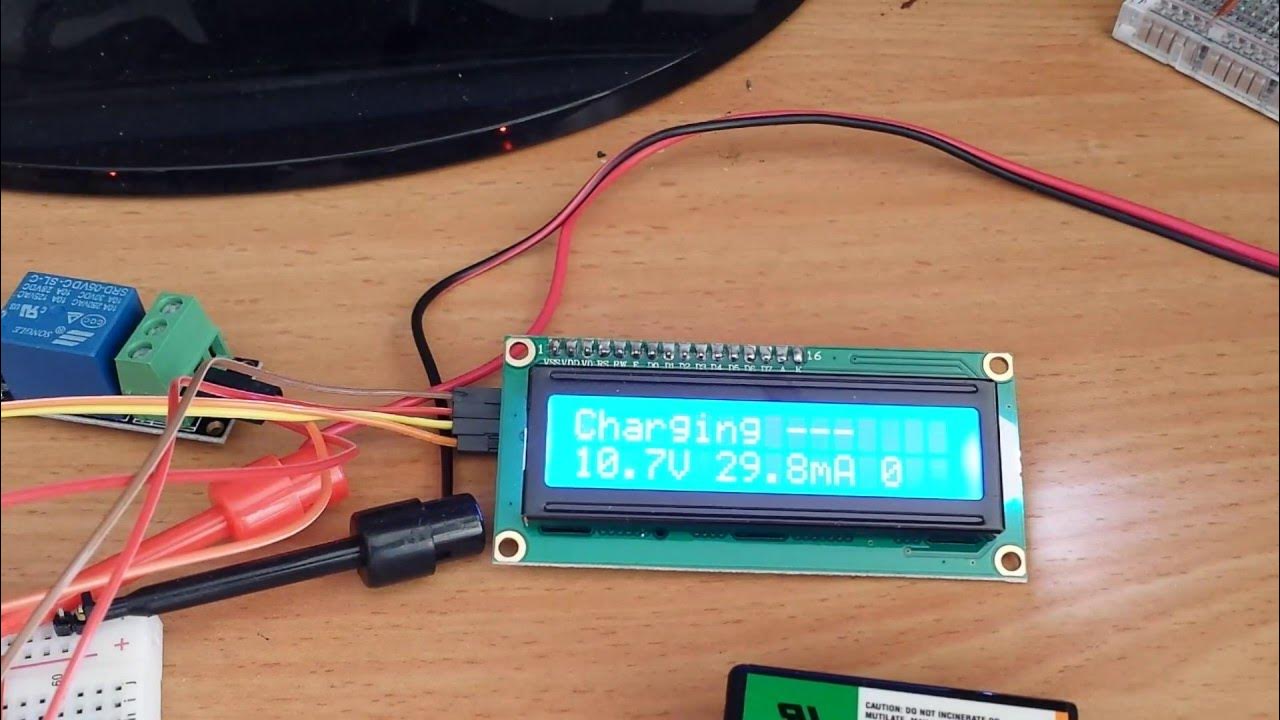 Intelligent charger for 9V NiMH rechargeable batteries V1 - YouTube