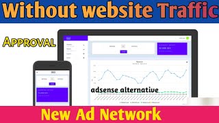 Adsense Alternative ad network, 0 traffic website approval, highest CPM, CPC ad network