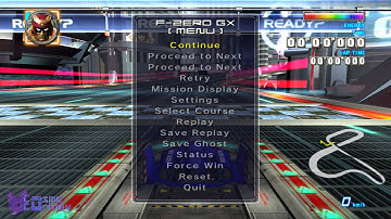 F-Zero GX - HACKED - Extended/Complete Pause Menu (includes hidden features)
