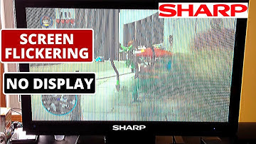 How To Fix SHARP TV Screen Flickering and ON and OFF || TV Display Troubleshooting - Easy Fixes