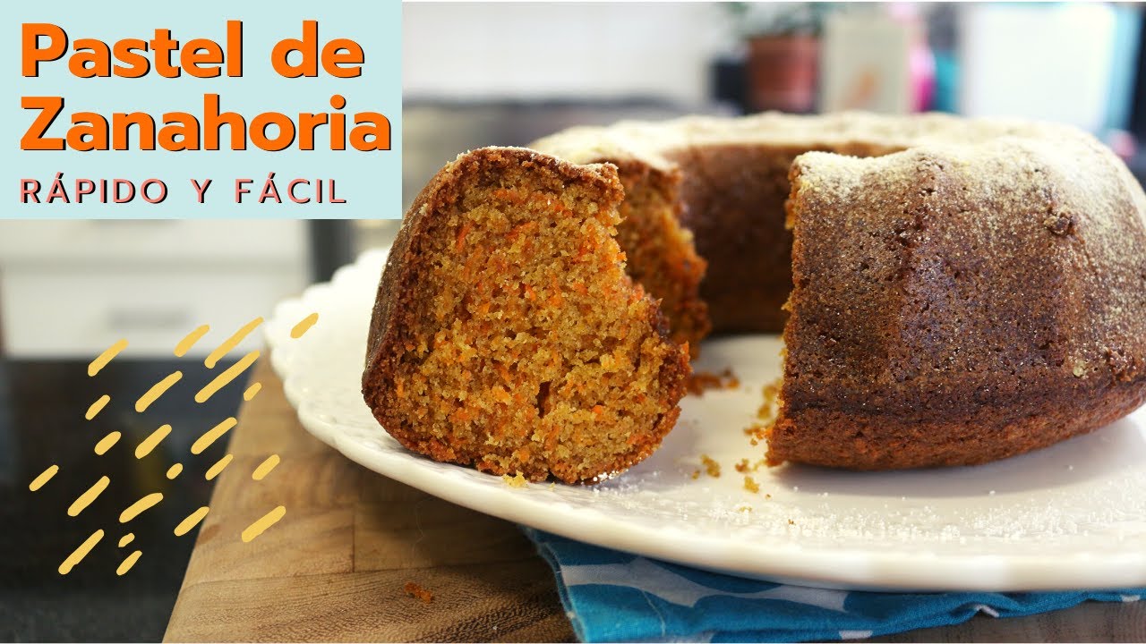 Pastel de zanahoria (rápido y fácil)