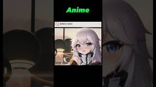 Ai Anime Vs Original☺#shorts #memes #meme