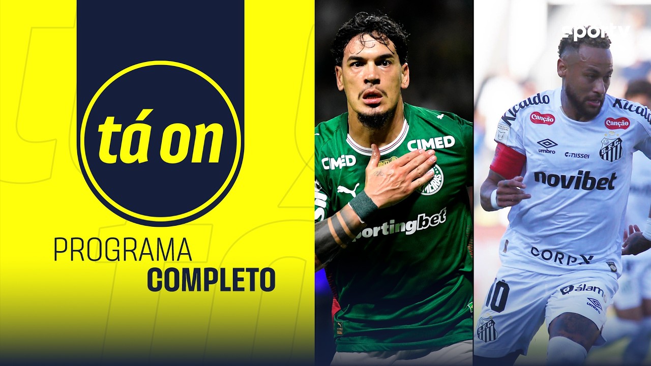 PROGRAMA COMPLETO: PALMEIRAS VENCE E SANTOS PERDE DE VIRADA NO BRASILEIRÃO | TÁ ON | sportv