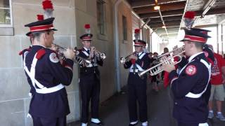 OSUMB 9 03 2016 Trumpet Cheers 1 of 4 Buckeye Battle Cry at Skull Session OSU vs BGSU