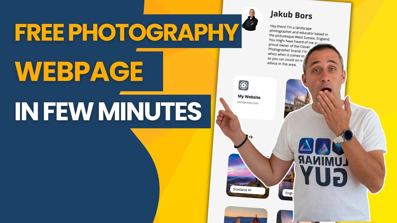 Lens to Website: Your Guide to Building a Free Photography Webpage