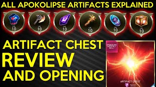 ALL APOKOLIPSE ARTIFACTS EXPLAINED | ARTIFACT CHEST REVIEW AND OPENING INJUSTICE 2 MOBILE