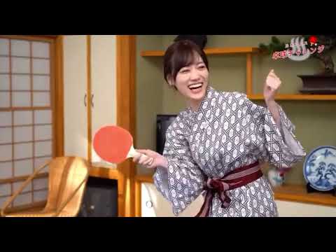 ヘタクソすぎるゲラ美月の卓球チャレンジw🏓