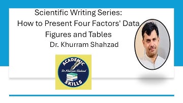 How to present four factors