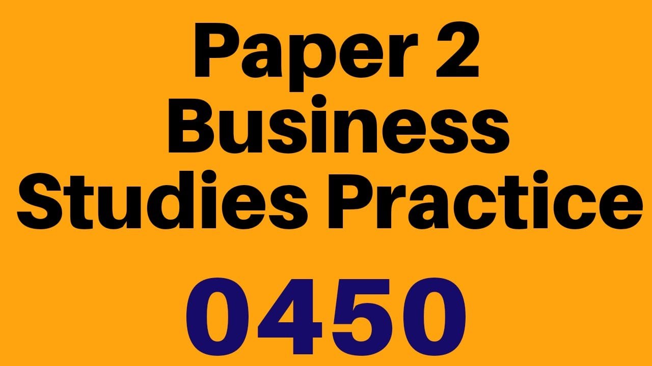 business studies case study 2022