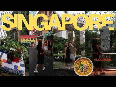 24 HOURS IN SINGAPORE VLOG| Hawker Food, Sightseeing
