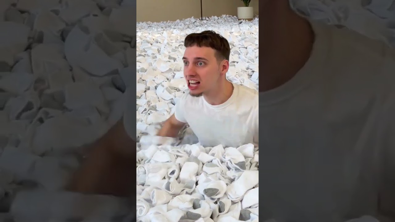 My sock situation is absolutely ridiculous 🧦 #shorts #messy #relatable