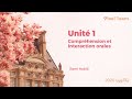 اللغة الفرنسية Compréhension Et Interaction Orales Unité 1 بكلوريا ٢٠٢٦ 
