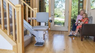 Elite Straight Indoor Stair Lift | Bruno® - Made in USA