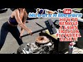 HOW TO REMOVE A FLYWHEEL WITH A SLEDGEHAMMER AND CROWBAR
