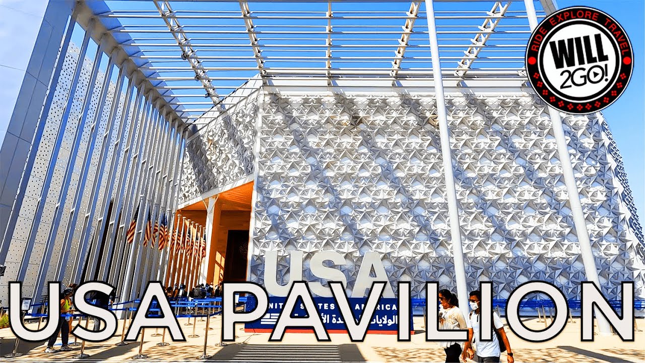 USA Pavilion | EXPO 2020(2021) | FULL TOUR | 4K