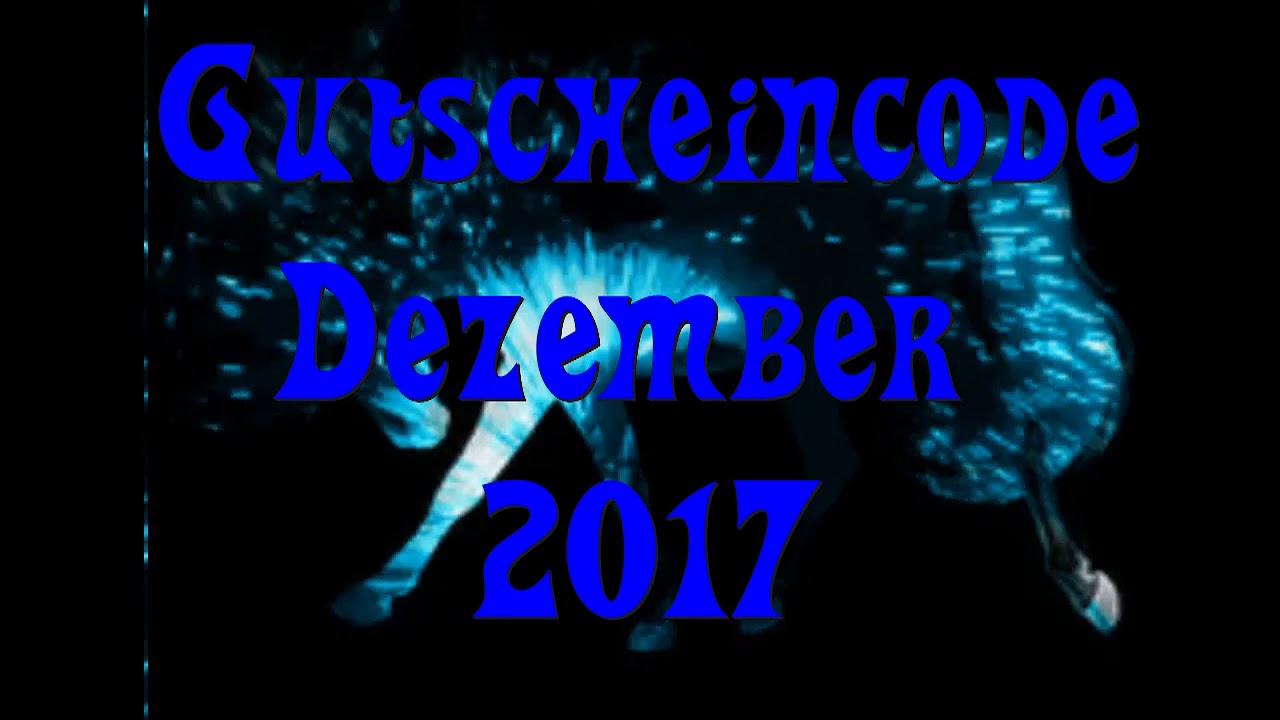 Gutscheincode Dezember 2017 YouTube