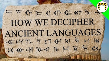 ‪How Do We Decipher Forgotten Languages?‬