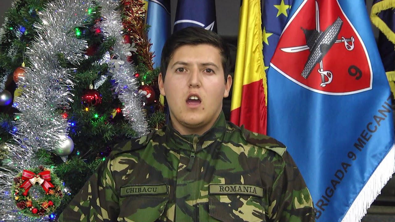 Un militar din Brigada 9 Mecanizată „Mărăşeşti