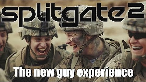 My friend played Splitgate 2 for the first time... here