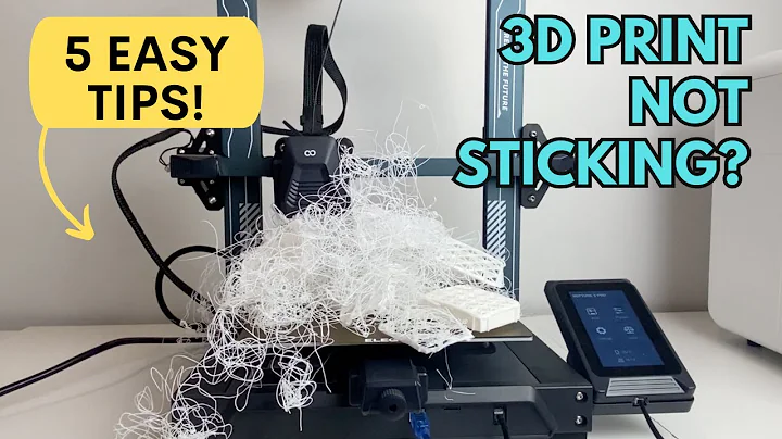3D Print Not Sticking? 5 EASY 3D Print Bed Adhesion Tips