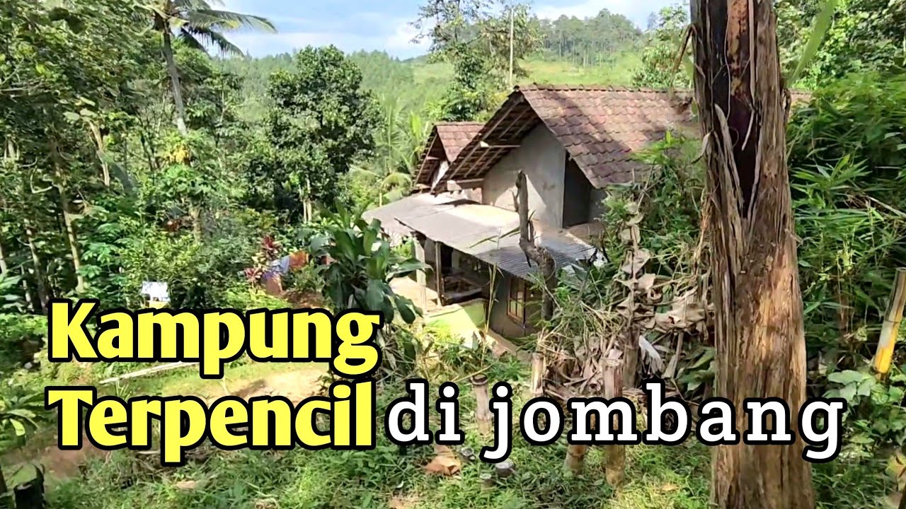 Kampung di pedalaman wonosalam jombang jawa timur yang sangat damai